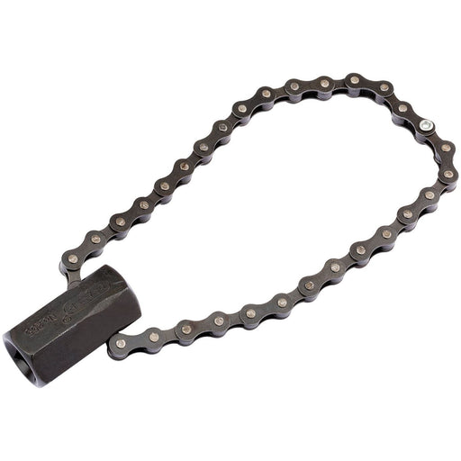 Draper Chain Oil Filter Wrench, 1/2" Sq. Dr. or 24mm, 130mm Capacity 77592 Draper  - Town Parts