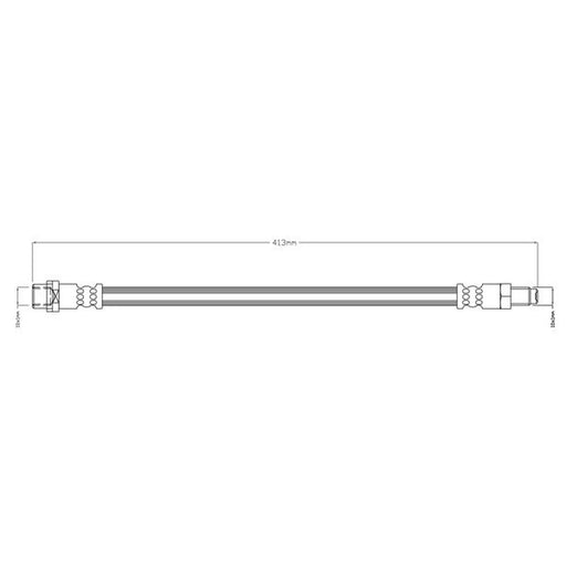 Abtex Brake Hydraulic Hose Line Right ABH1220
