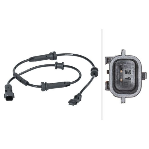 Hella ABS Wheel Speed Sensor Rear 6PU 012 679-671