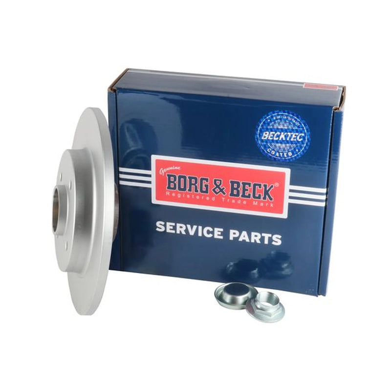 Borg & Beck 2 x Solid Rear Brake Discs BBD5842S-x2