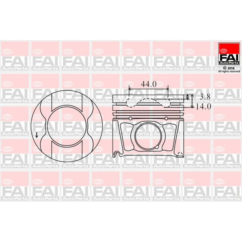 FAI Piston Cylinder Bore = PK15-000