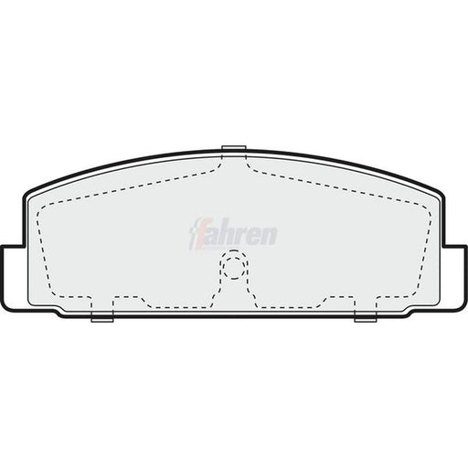 Fahren Rear Brake Pad Set FBP3104