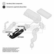 Borg & Beck Air Filter Intake Hose NBR (nitrile butadiene rubber) BTH1660