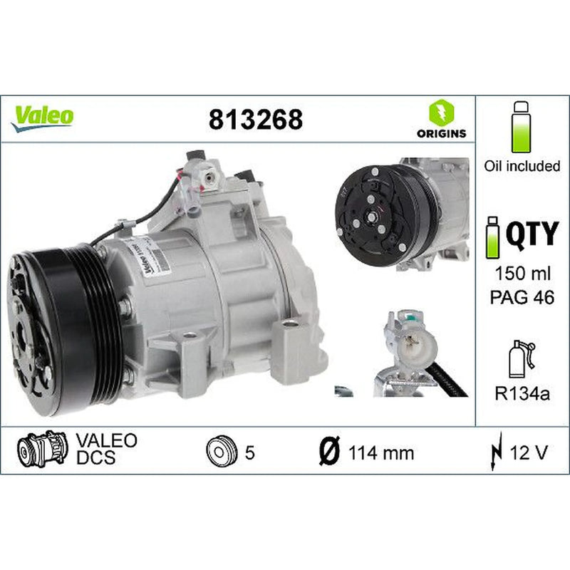 Valeo Air Conditioning Compressor 813268