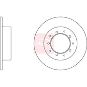 Apec 2 x Solid Rear Brake Discs DSK945-x2