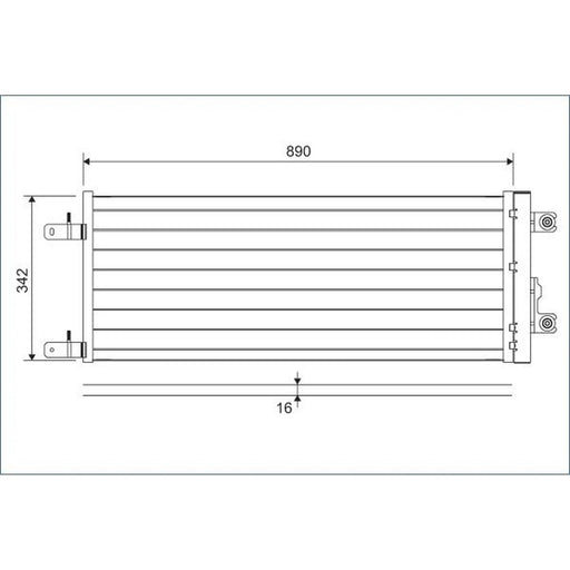 Valeo Air Conditioning Condenser 815125