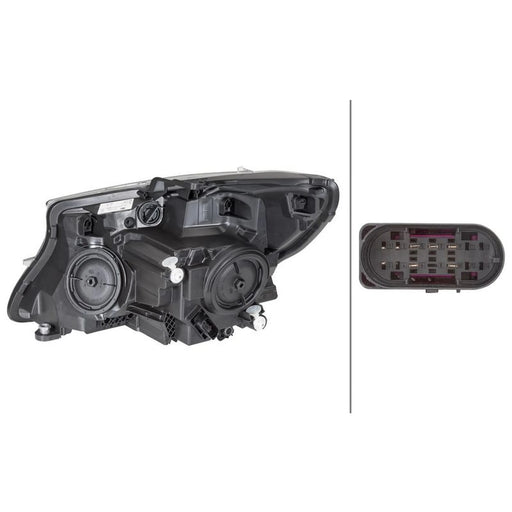 Hella Headlight Headlamp H7 Right 1EL 011 284-881