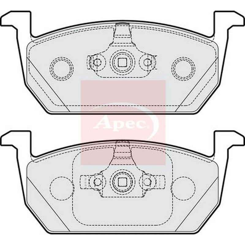 Apec Front Brake Pad Set PAD2216
