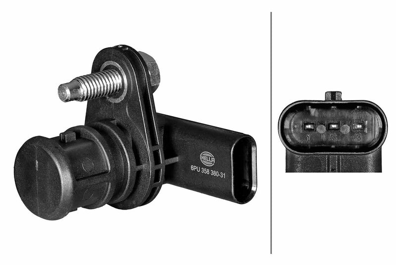 Hella 6PU 358 380-311 Sensor, camshaft position