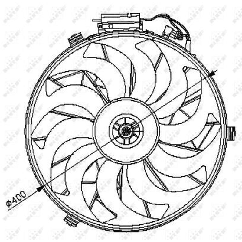 NRF Engine Cooling Fan 47028