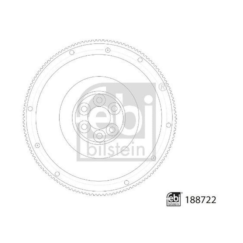 Febi Engine Flywheel 158 Teeth 188722