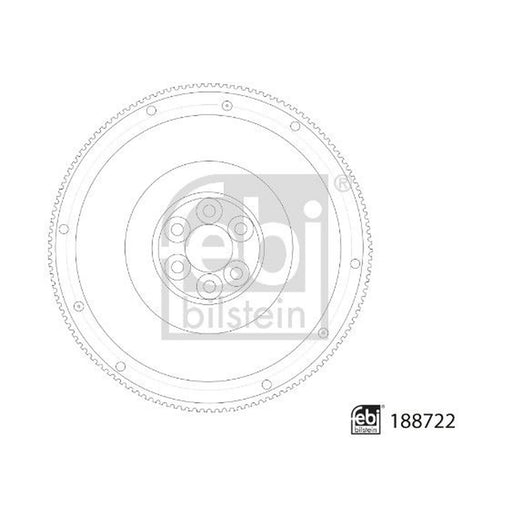Febi Engine Flywheel 158 Teeth 188722