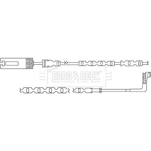 Borg & Beck Brake Pad Wear Sensor Rear BWL3060