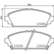 Mintex Front Brake Pad Set MDB1988