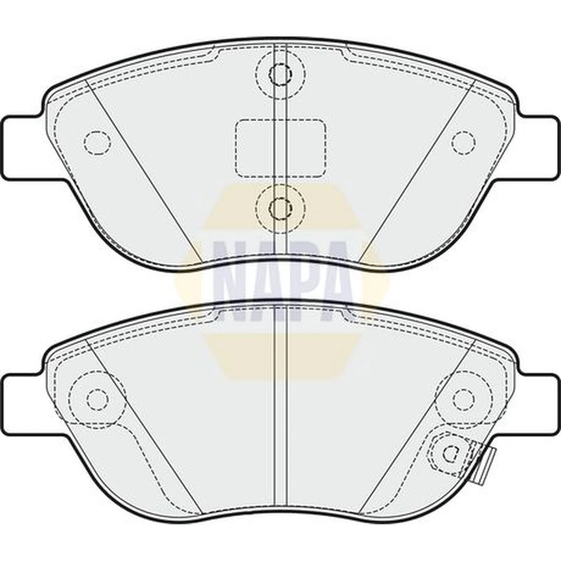 NAPA Front Brake Pad Set NBP1619