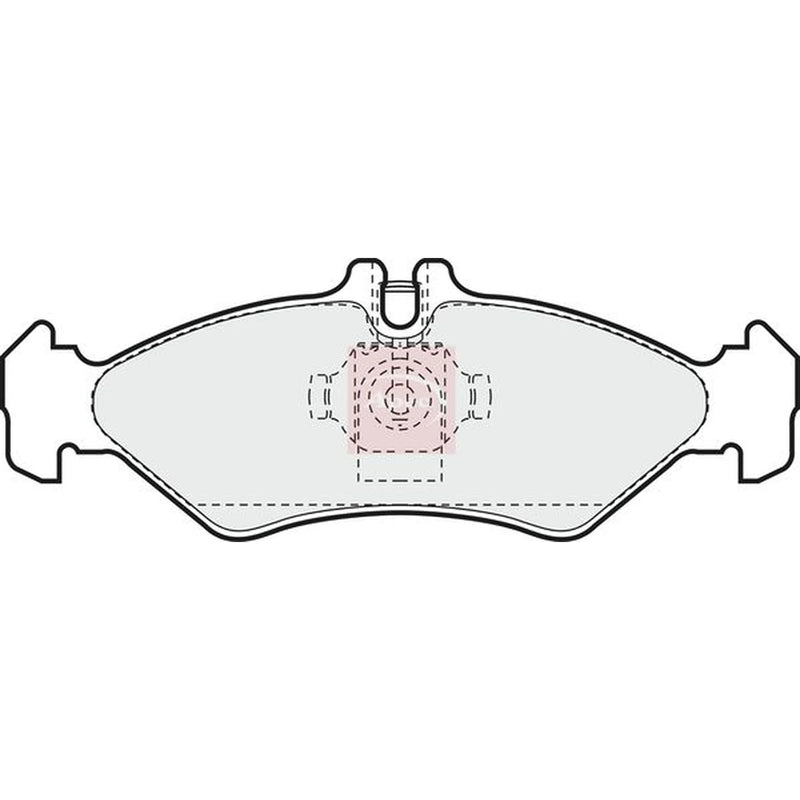 Apec Rear Brake Pad Set PAD918