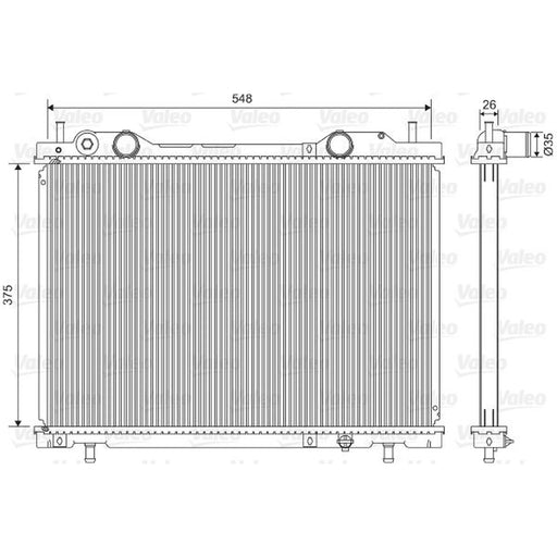 Valeo Engine Radiator 731972