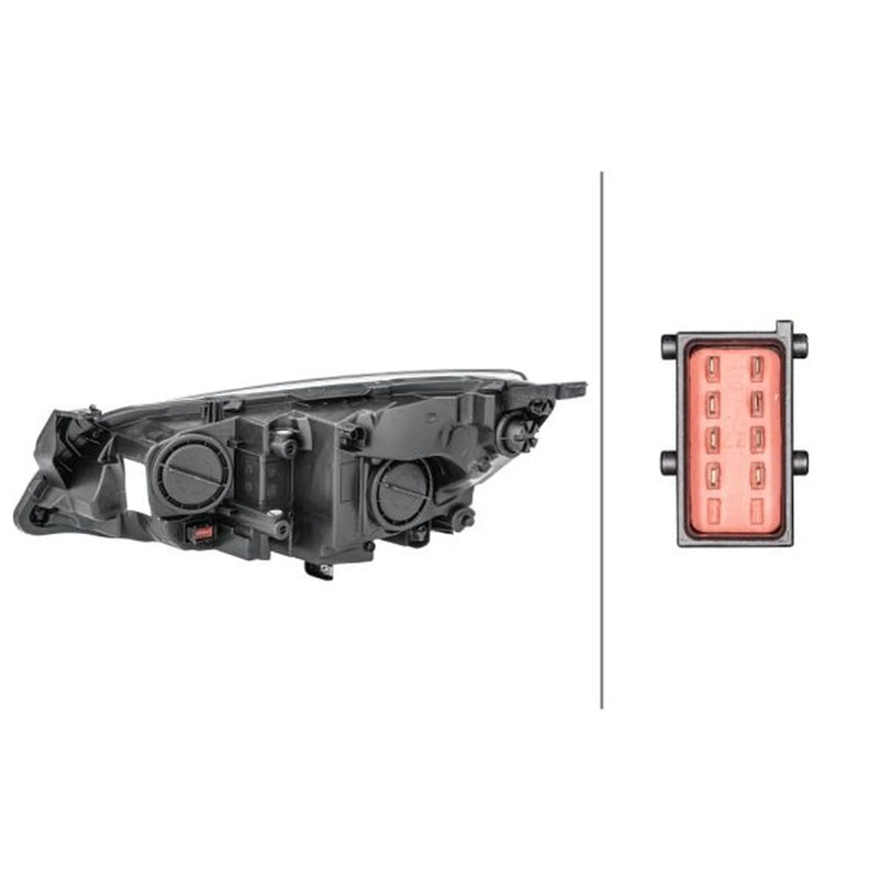 Hella Headlight Headlamp H7/H7 Right 1EG 010 011-321