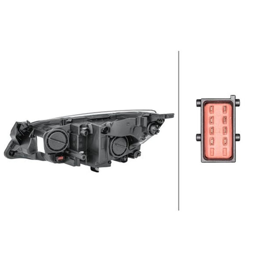 Hella Headlight Headlamp H7/H7 Right 1EG 010 011-321