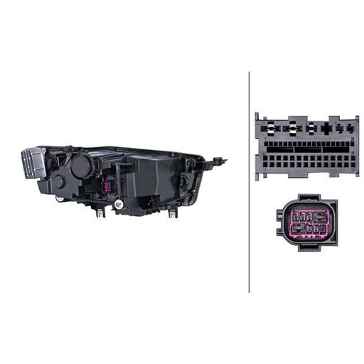 Hella Headlight Headlamp LED Left 1LX 014 891-431