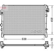 Denso Engine Radiator DRM09054