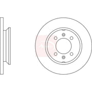 Apec 2 x Solid Front Brake Discs DSK136-x2