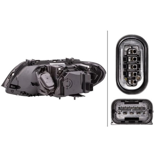 Hella Headlight Headlamp D2S/H1 Right 1EL 224 485-421