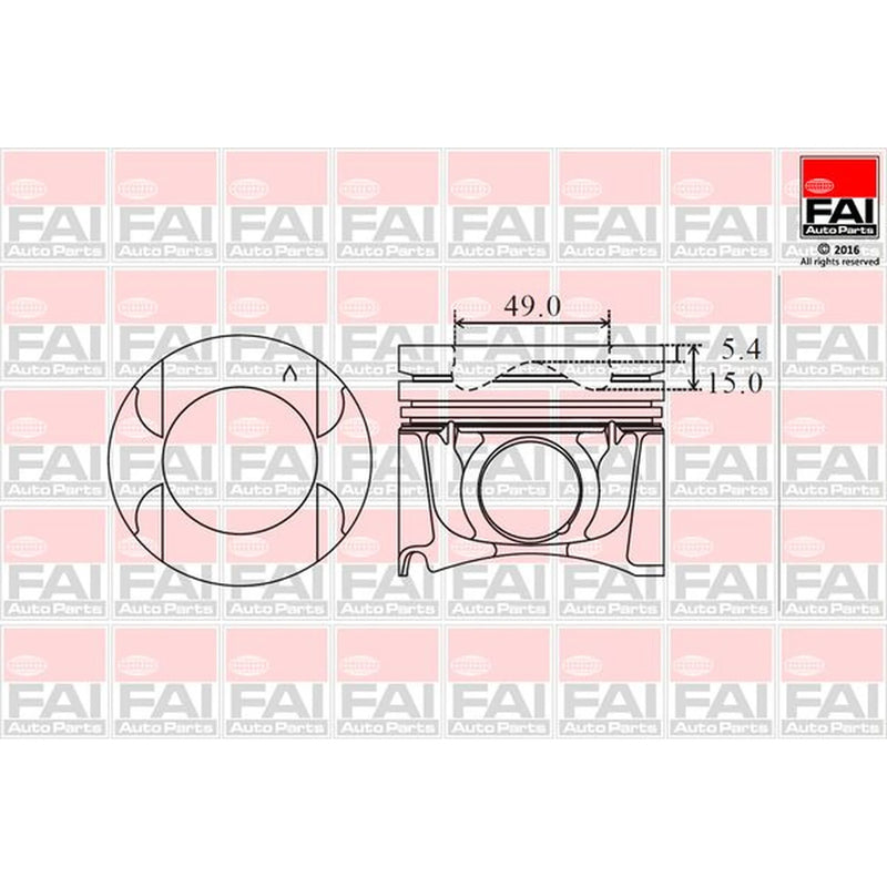 FAI Piston Cylinder Bore = PK20-000