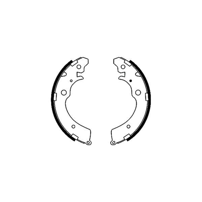 Mintex Brake Shoe Set Axle Kit MFR376
