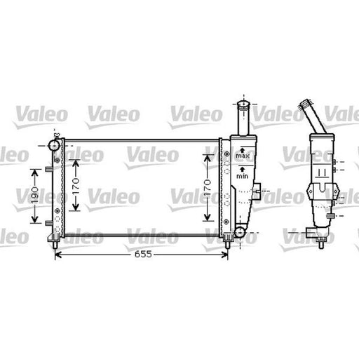 Valeo Engine Radiator 734459
