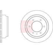 Apec 2 x Vented Rear Brake Discs DSK2016-x2