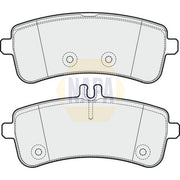 NAPA Rear Brake Pad Set NBP1898