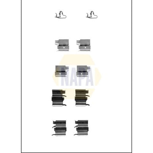 NAPA Brake Pad Accessory Fitting Kit Front NFK1385