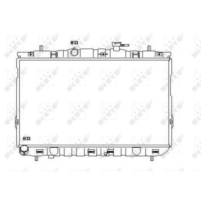 NRF Engine Radiator 53355