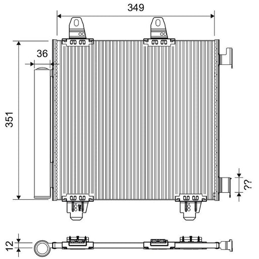Valeo Air Conditioning Condenser 822804