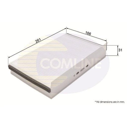 Comline Cabin Air Filter (Pollen Filter) EKF150