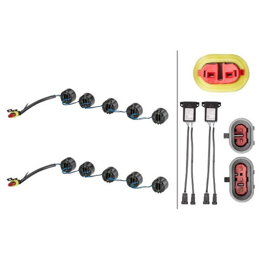Hella Lamp T Md12/24 5LAMPS Set Vehicle Front 2PT 010 458-701 5006405703 2PT