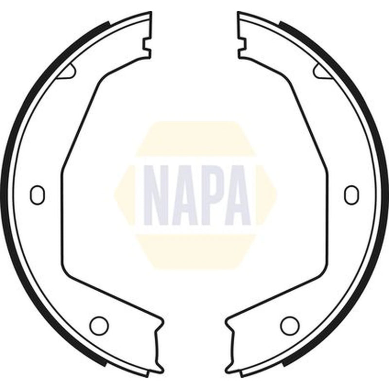 NAPA Parking Brake Shoe Set NBS5026