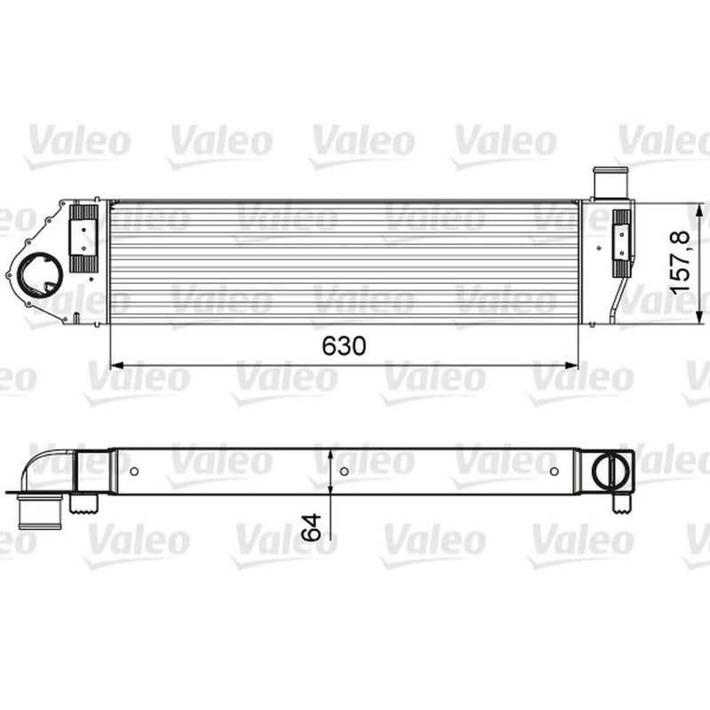 Valeo Intercooler (Charge Air Cooler) 818621