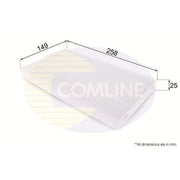 Comline Cabin Air Filter (Pollen Filter) EKF344
