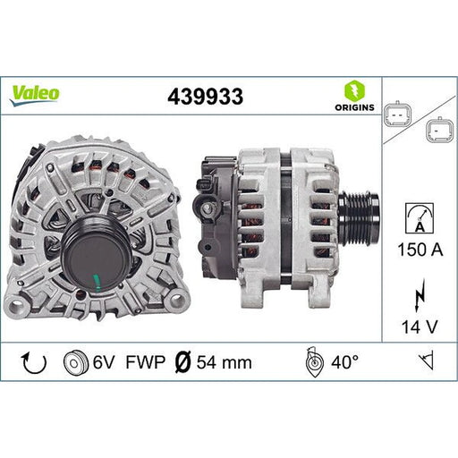 Valeo Car Alternator 12V 439933