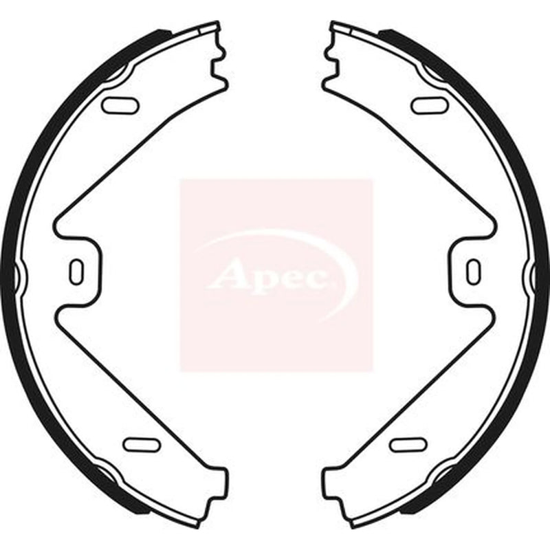 Apec Parking Brake Shoe Set SHU734