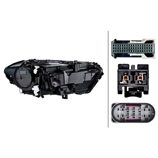 Hella Headlight Headlamp LED Left 1LX 015 390-531