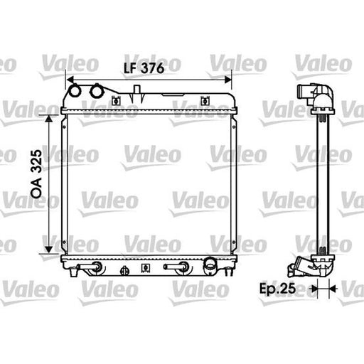 Valeo Engine Radiator 734218