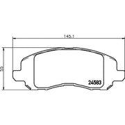 Mintex Front Brake Pad Set MDB2916