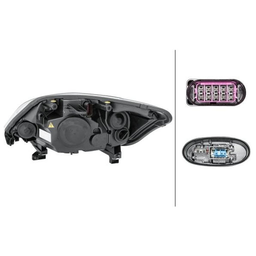 Hella Headlight Headlamp W5W Right 1EL 009 696-761
