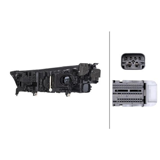 Hella Headlight Headlamp LED Right 1LX 014 952-541