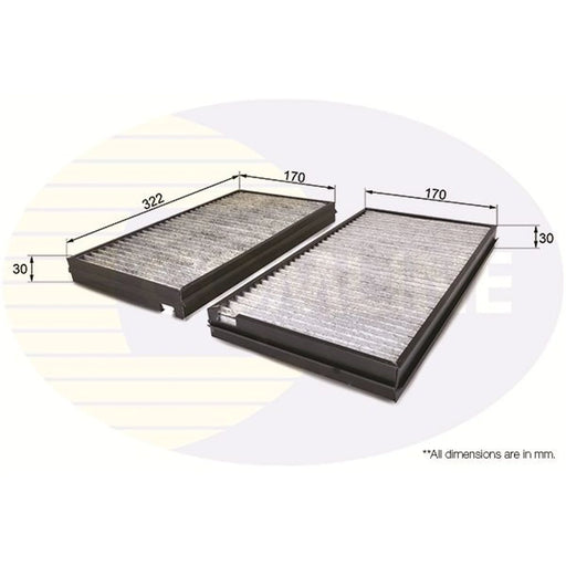 Comline Cabin Air Filter (Pollen Filter) EKF158A