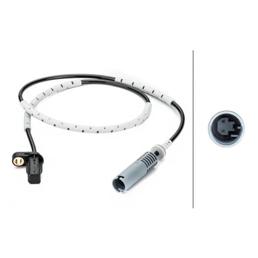 Hella ABS Wheel Speed Sensor Rear 6PU 012 806-381