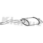 Klarius Box With Tail Pipe Rear VW643P